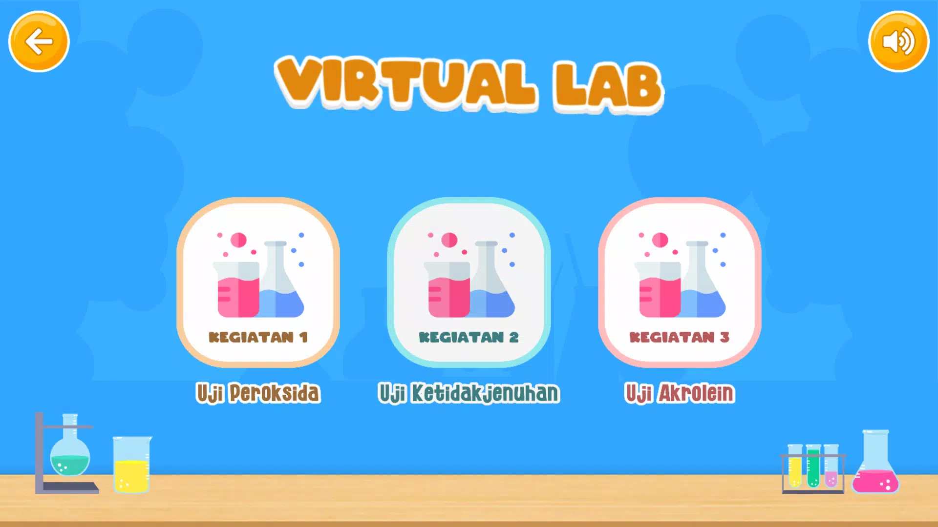 Virtual Lab Reaksi Lemak スクリーンショット 3