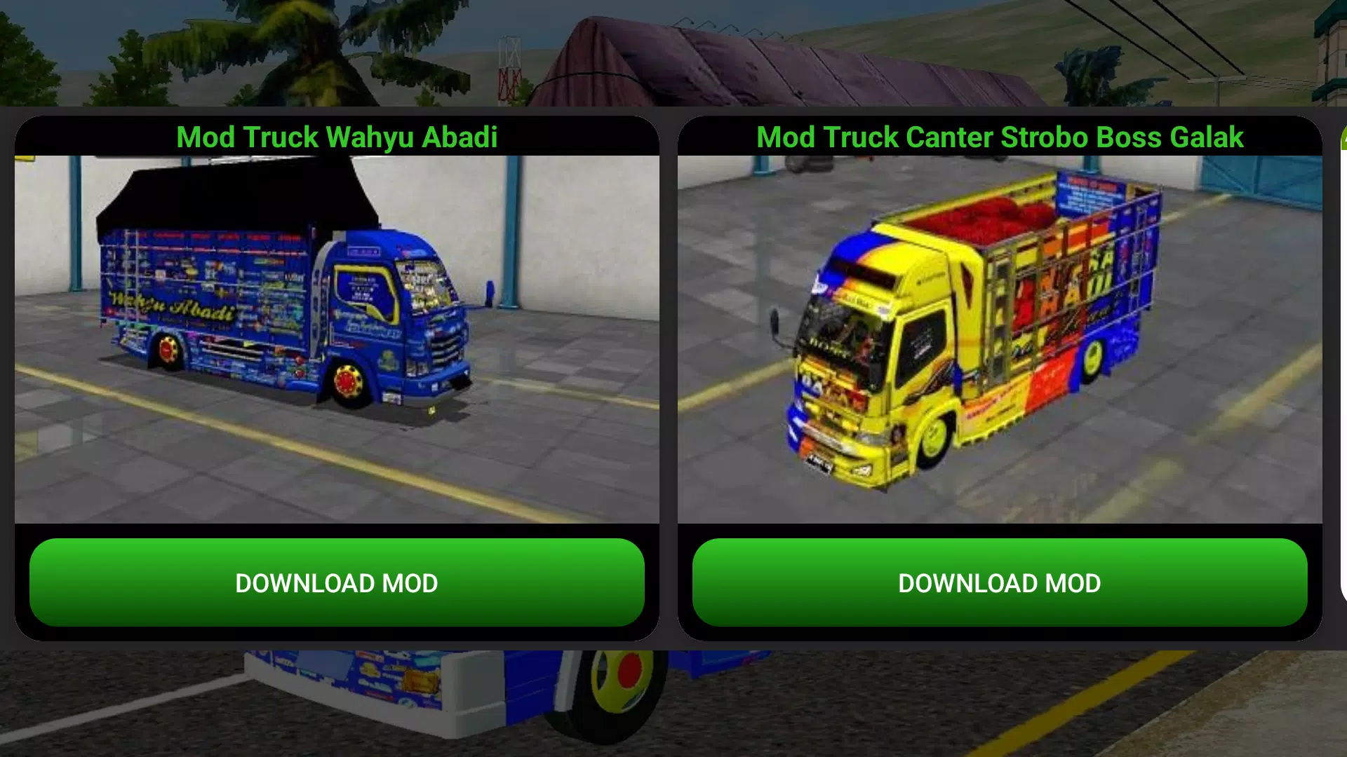 Mod Truck Wahyu Abadi Bussid Скриншот 1