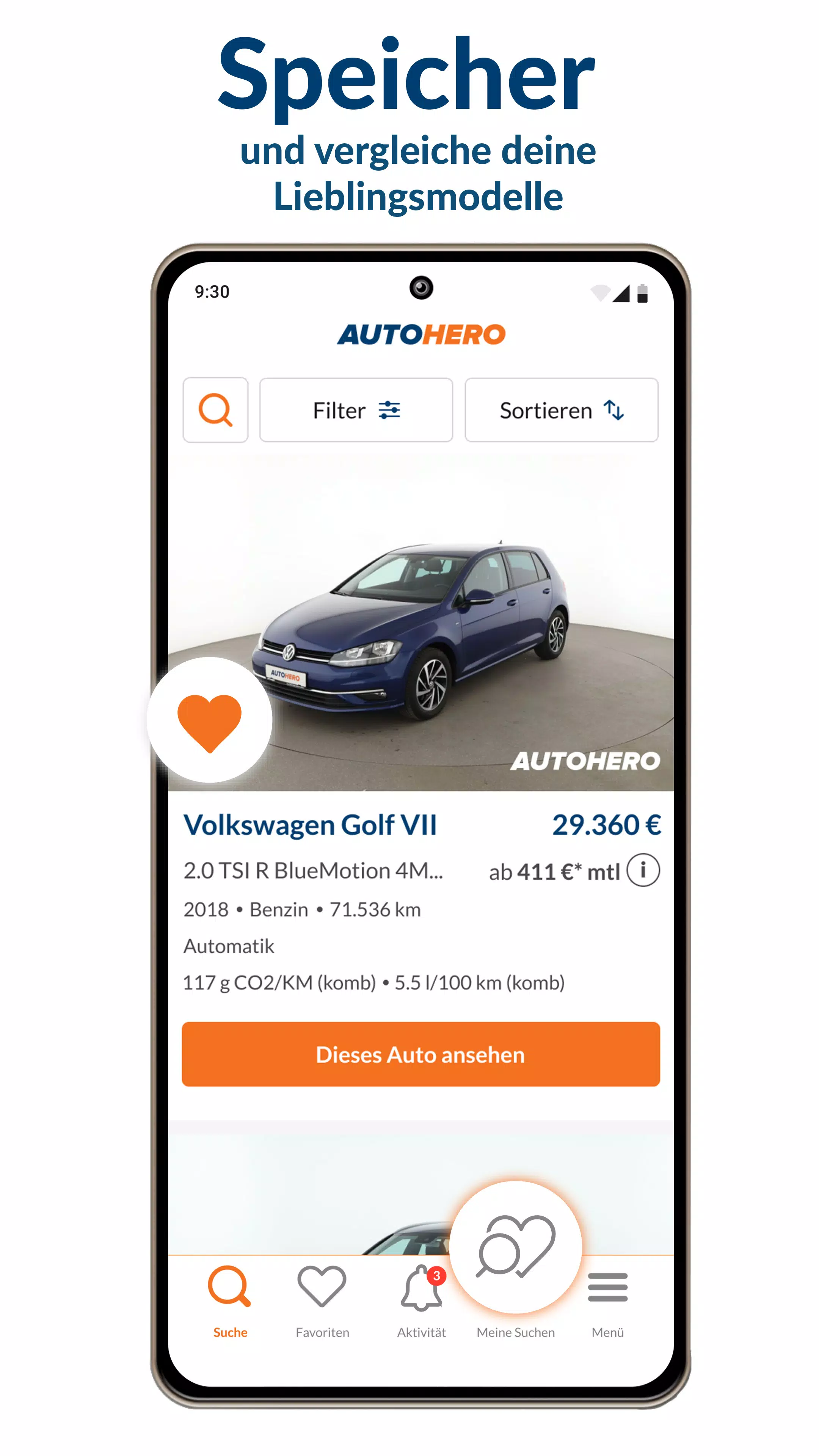 Autohero Скриншот 3