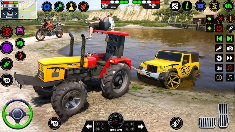 Tractor Driving Tractor Games Zrzut ekranu 2