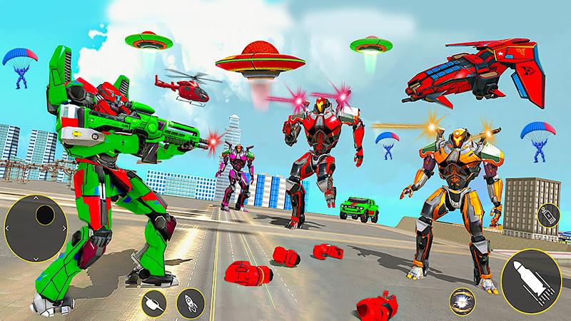 Spaceship Robot Transform Game ဖန်သားပြင်ဓာတ်ပုံ 2