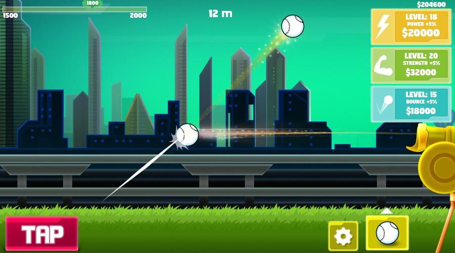 Flick Hit Baseball : Home Run Screenshot 0