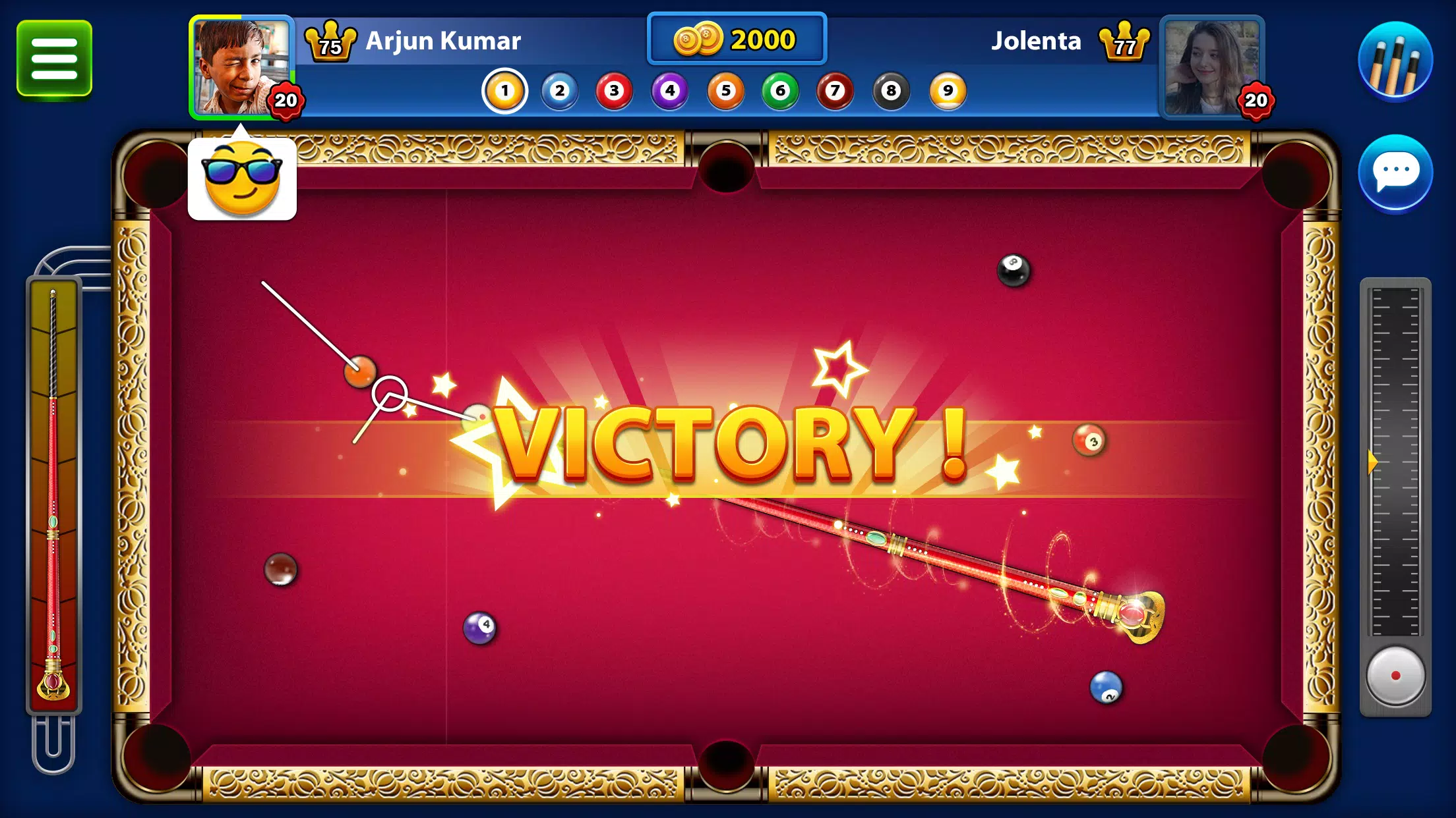 8 Ball & 9 Ball Pool Ekran Görüntüsü 1