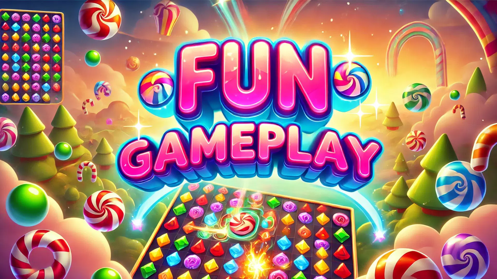 Sweet Candy - Match 3 Puzzle Captura de pantalla 2