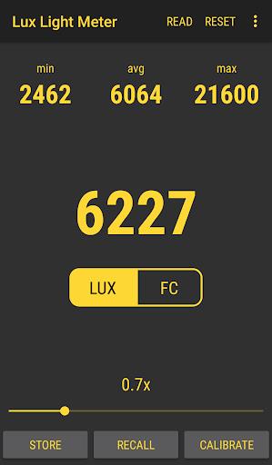 Lux Light Meter Pro 스크린샷 1