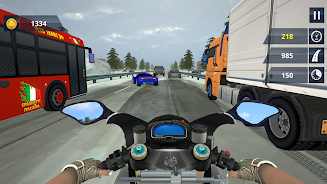 Endless Moto Traffic Racer 3D Tangkapan skrin 1