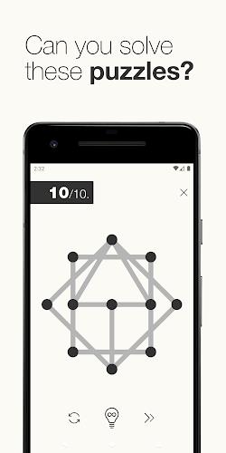 1Line & dots. Puzzle game. Ảnh chụp màn hình 1