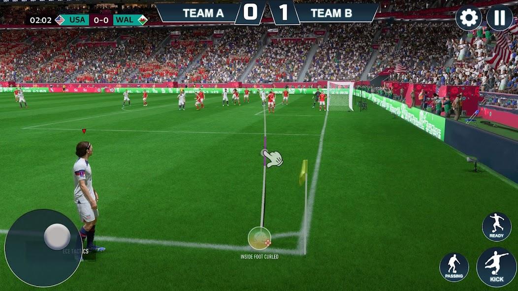 Real League Soccer Offline Mod Captura de tela 1