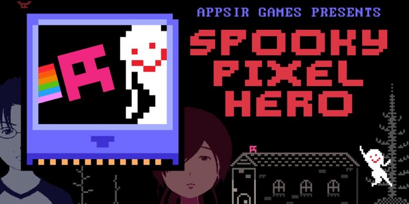 Appsir의 DERE Vengeance 후속작인 Spooky Pixel Hero에서 유령이 나오는 Atari 스타일 게임을 탐험해 보세요.