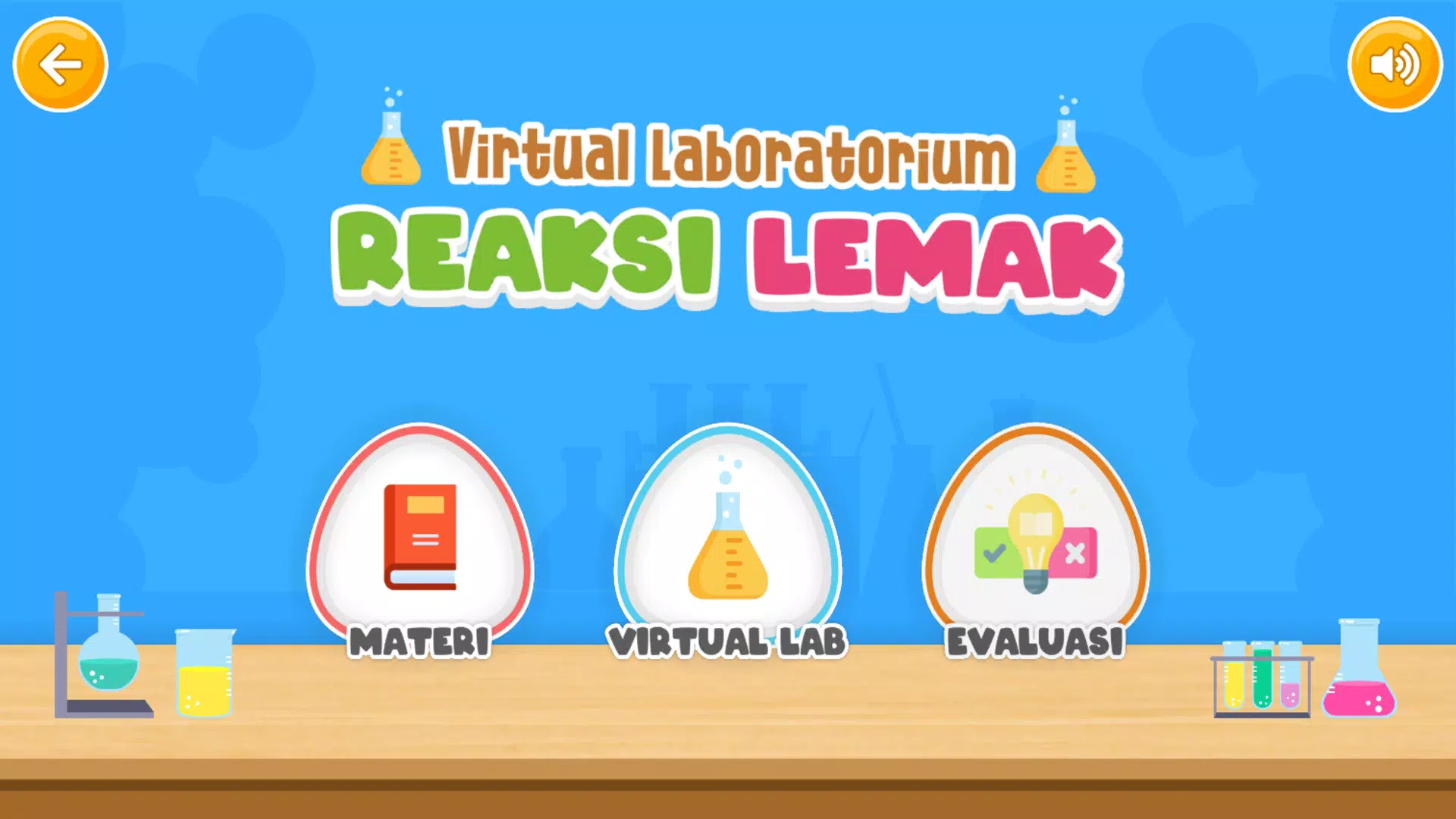 Virtual Lab Reaksi Lemak スクリーンショット 1