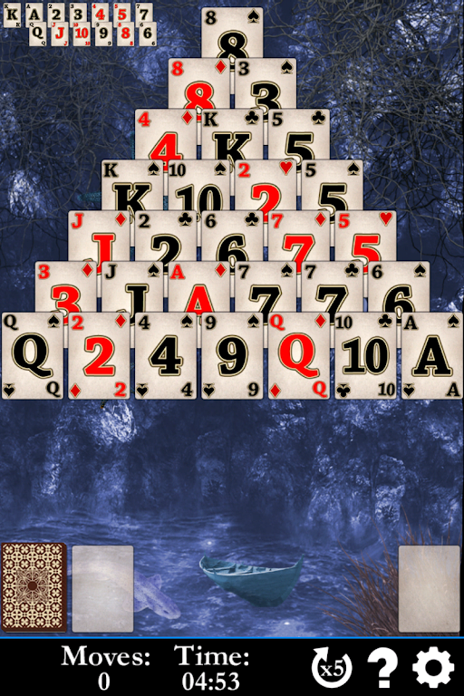 Pyramid Solitaire Water World Captura de pantalla 3