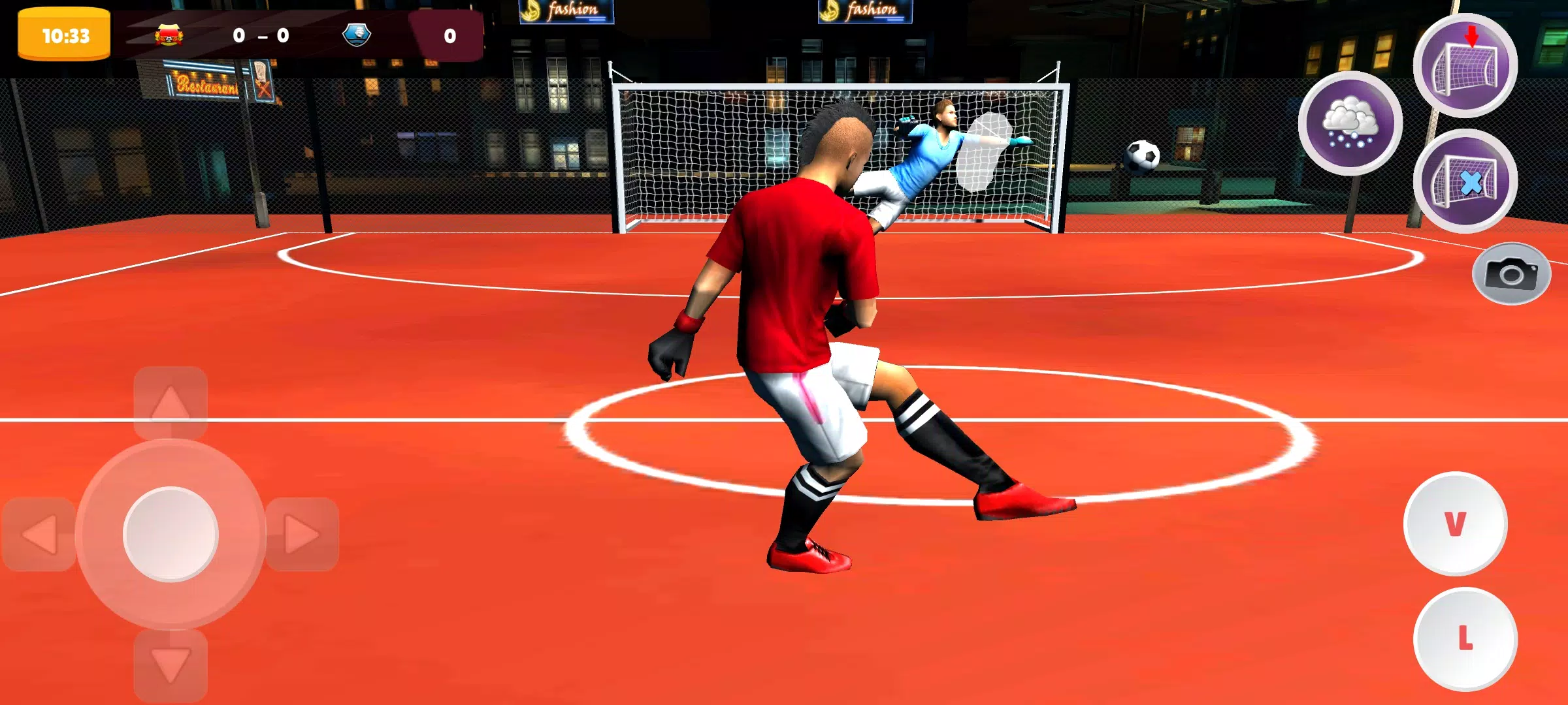 Goalie Wars Football Street Captura de pantalla 3