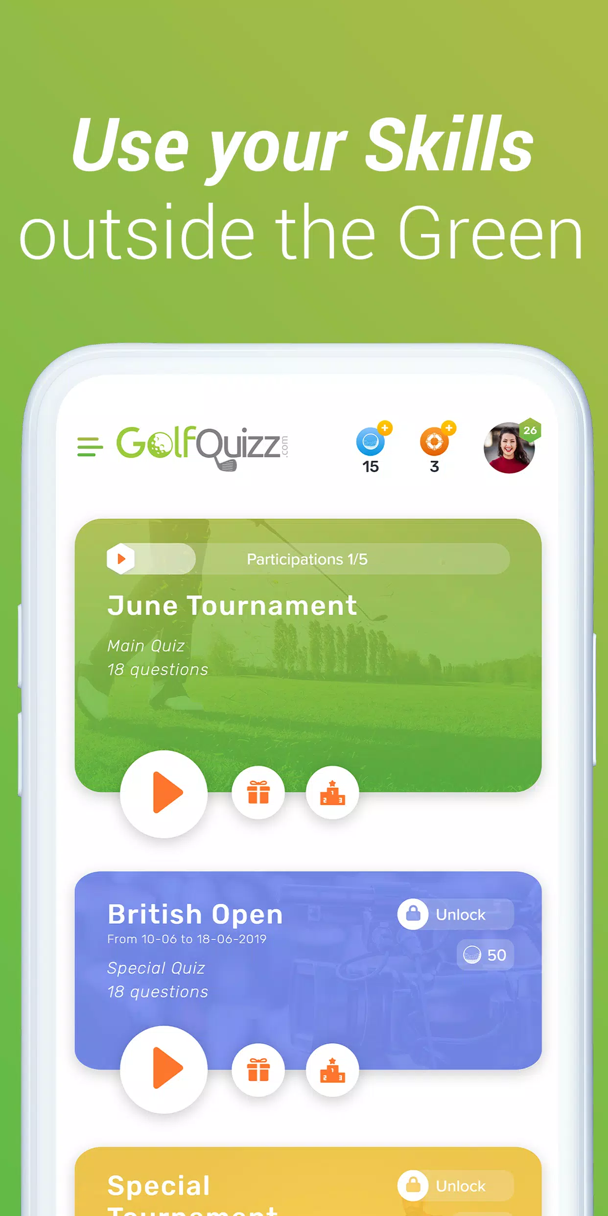 GolfQuizz Captura de pantalla 3