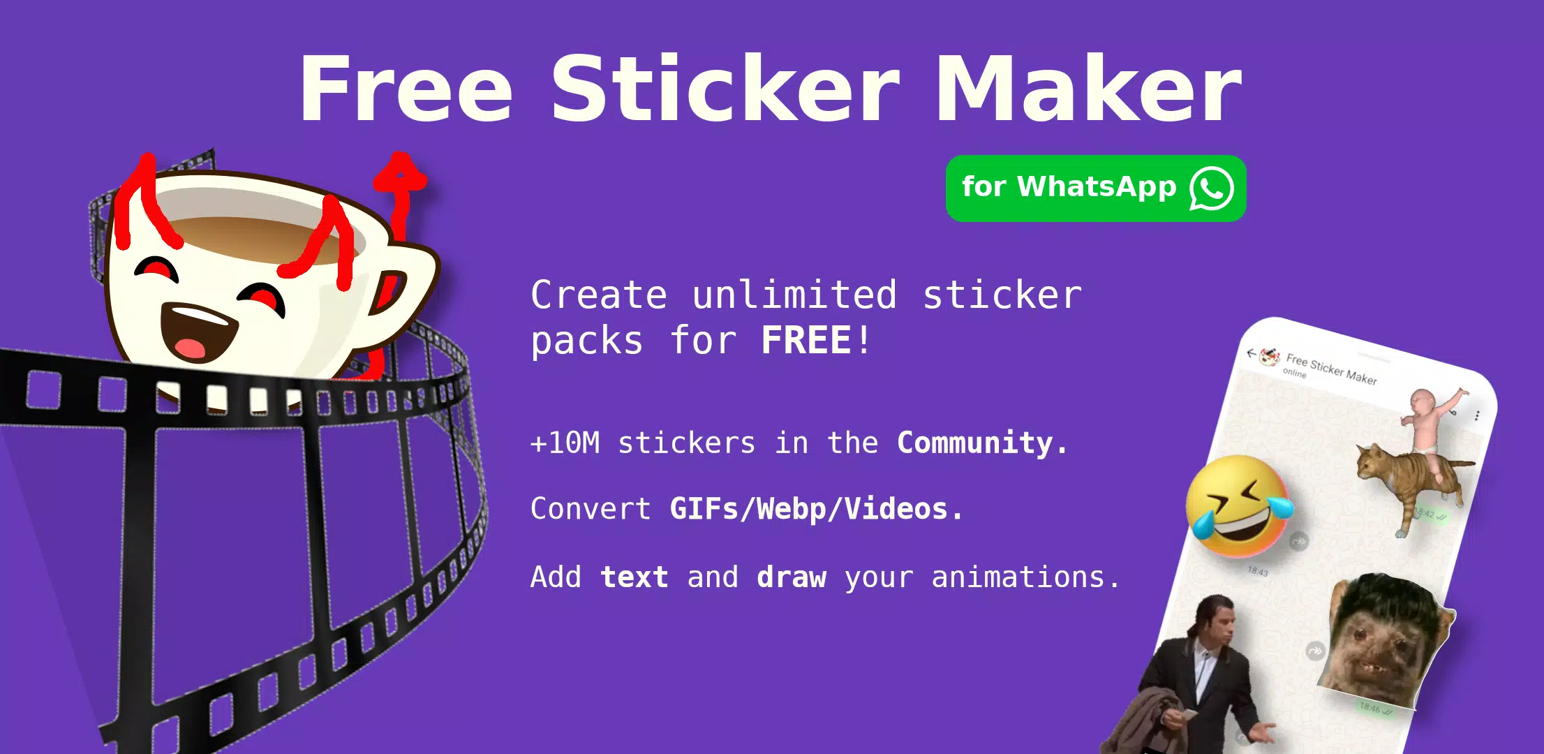 Animated Sticker Maker (FSM) 스크린샷 0