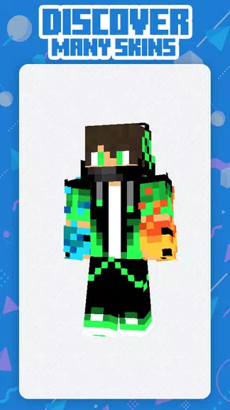 Neon Squad Skin Minecraft Zrzut ekranu 1