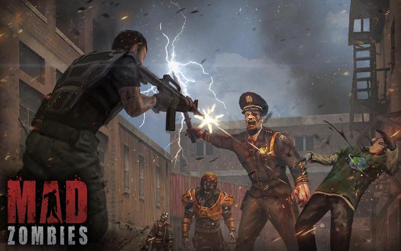 Mad Zombies: Offline Games ဖန်သားပြင်ဓာတ်ပုံ 1