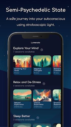 Lumenate: Explore & Relax ဖန်သားပြင်ဓာတ်ပုံ 1