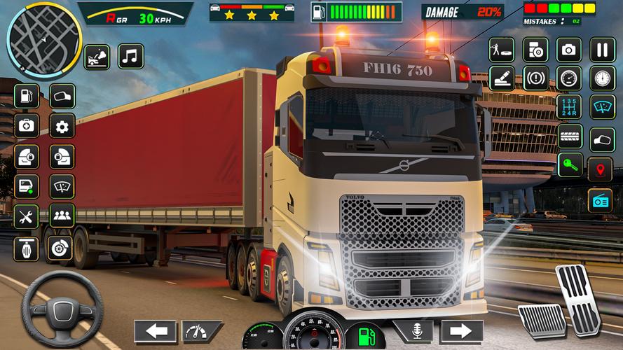 City Cargo Truck Game 3D Ảnh chụp màn hình 1