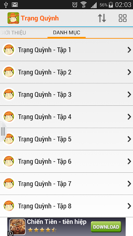 Trạng Quỳnh (trọn bộ) スクリーンショット 0