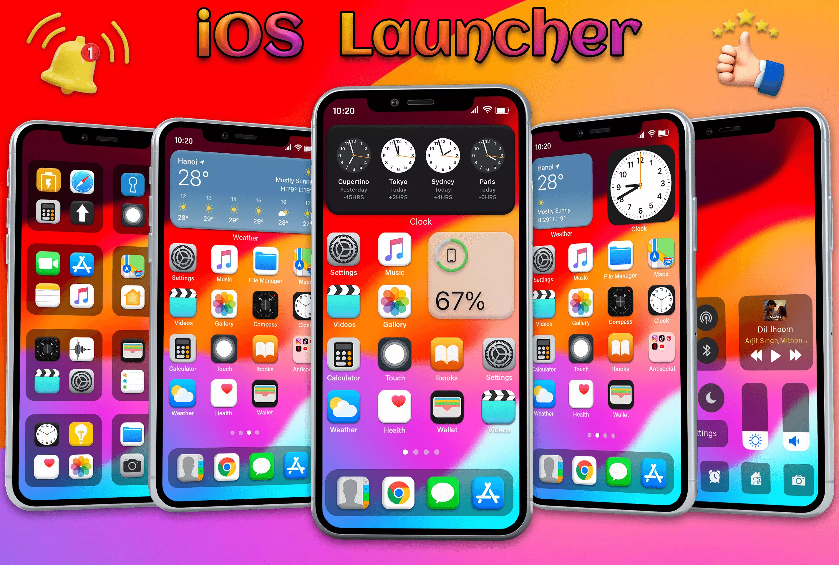 IOS Launcher - iOS 17 Pro應用截圖第0張