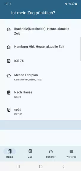Ist mein Zug pünktlich? スクリーンショット 2