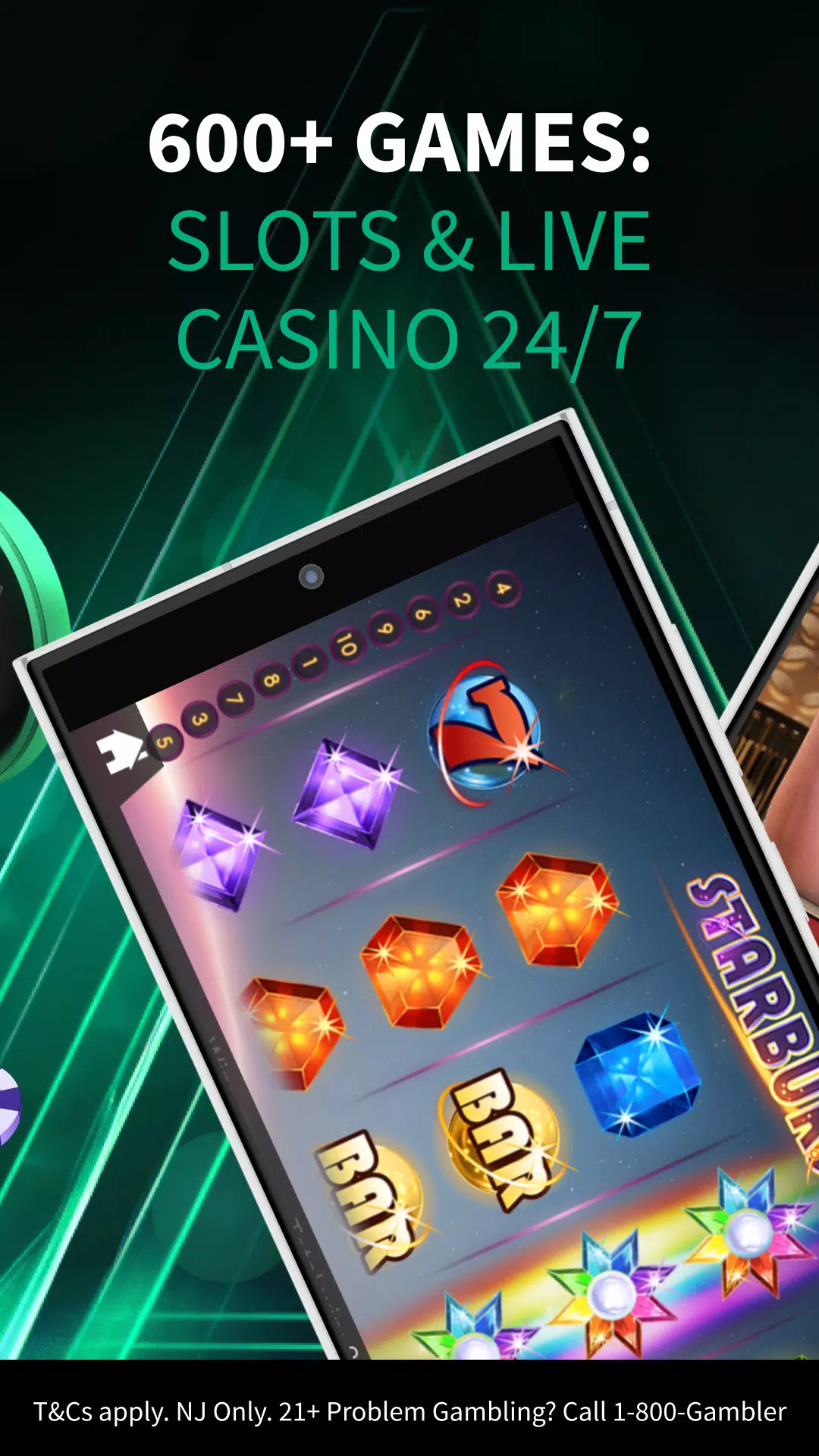 PlayStar Casino Real Money NJ Captura de tela 1