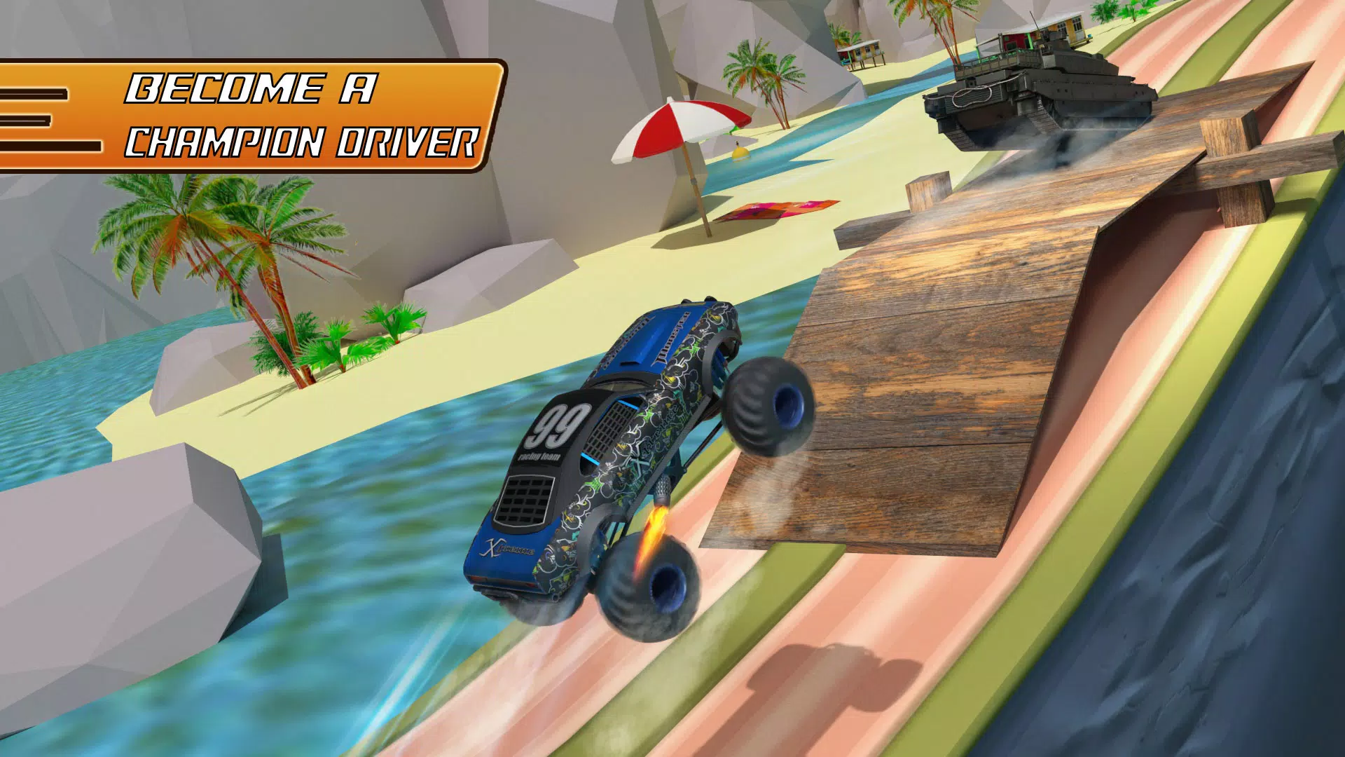 Uphill Racing - Hill Jump Game Tangkapan skrin 3