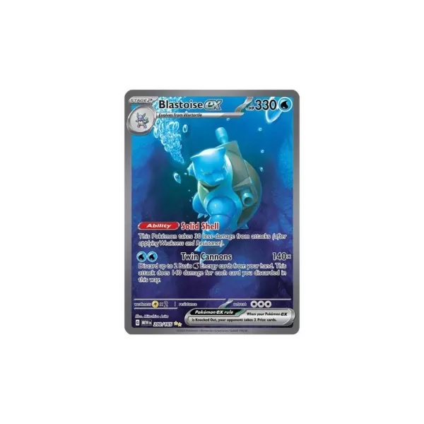 Blastoise ex - 200/165