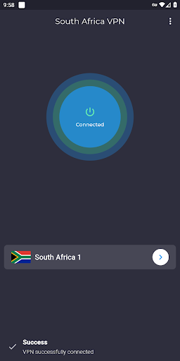 South Africa VPN: Easy VPN App Ảnh chụp màn hình 1