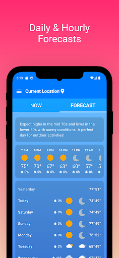 Weather on Homescreen Ảnh chụp màn hình 2