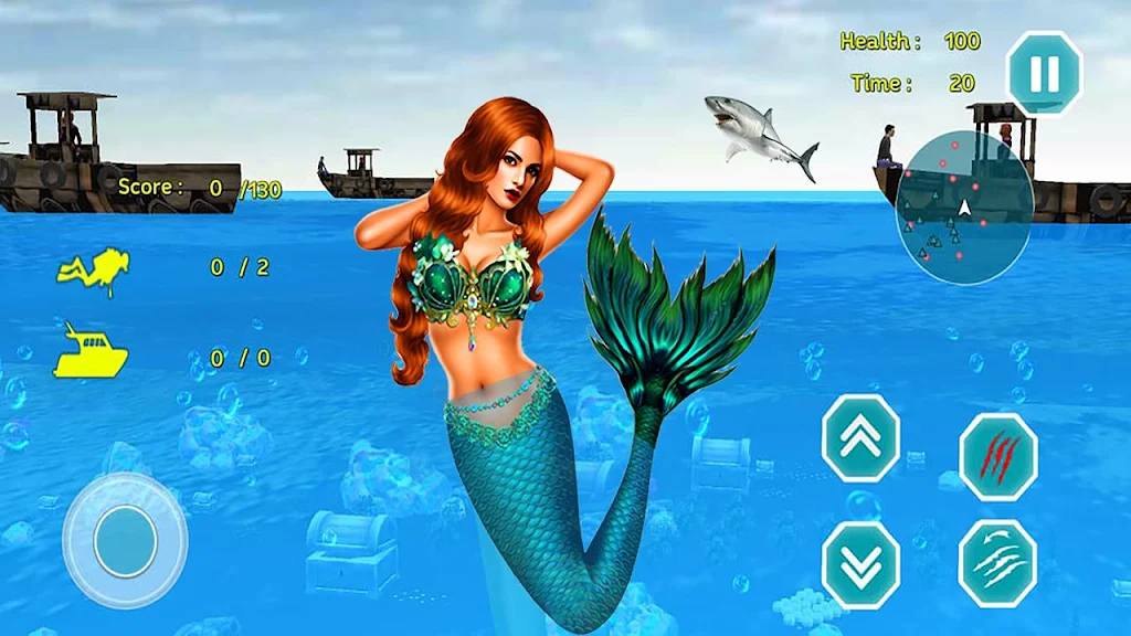 Mermaid Princess simulator 3D スクリーンショット 0