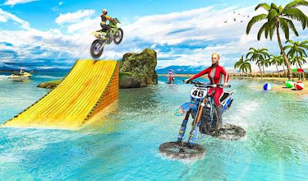 Water Surfer Racing In Moto Schermafbeelding 2