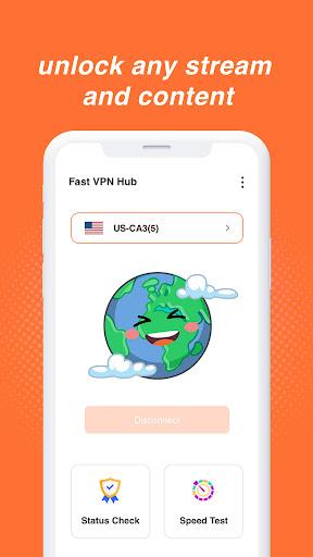 Fast VPNhub Скриншот 2