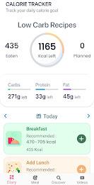 Low carb recipes diet app Captura de pantalla 1