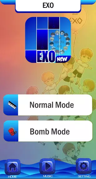 EXO Chibi Piano Tiles Screenshot 2