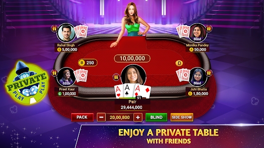 Teen Patti Octro 3 Patti Rummy Tangkapan skrin 2