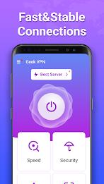 Geek VPN: Fast & Stable Proxy স্ক্রিনশট 0