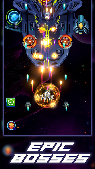 Galaxy Squad: Space Shooter Mod Zrzut ekranu 0