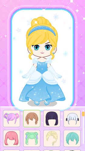 Doll Dress Up: Makeup Games Captura de pantalla 3