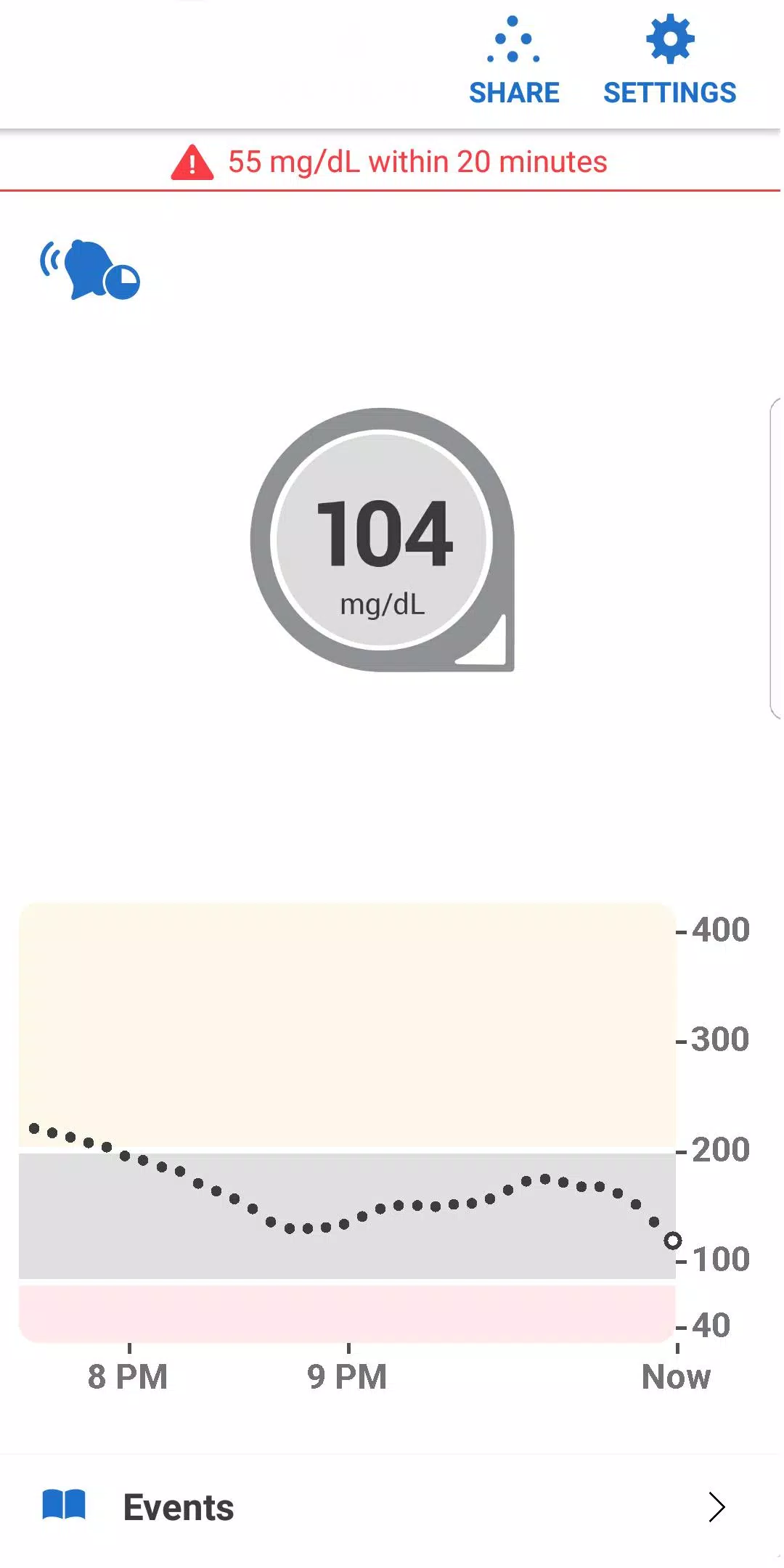 Dexcom G6 Ảnh chụp màn hình 2