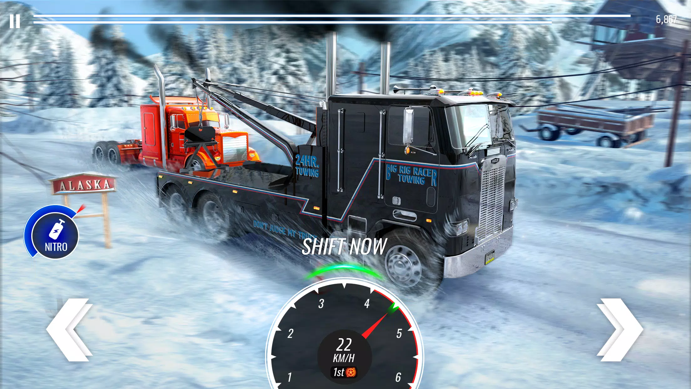 Big Rig Racing: Drag racing Screenshot 1