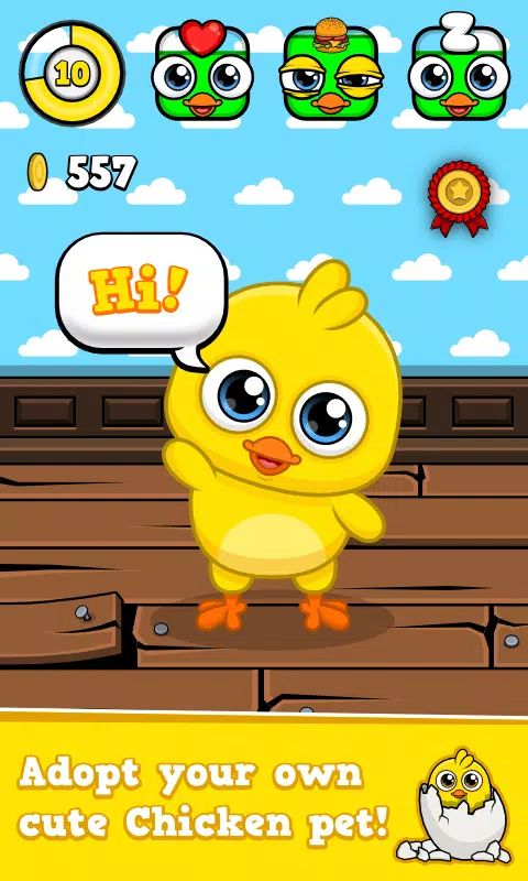 My Chicken - Virtual Pet Game Captura de pantalla 0