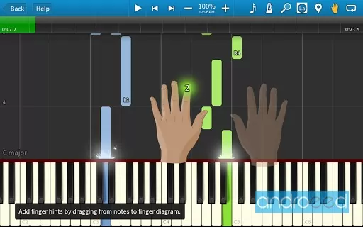 Synthesia Tangkapan skrin 1