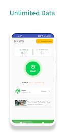 Dot Vpn - Unlimited Data Capture d'écran 1