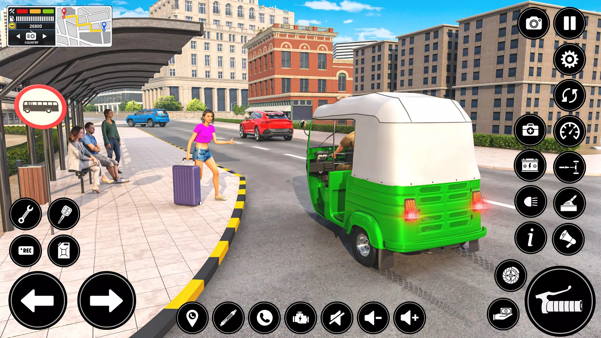 Auto Tuk Tuk Rickshaw Game স্ক্রিনশট 0