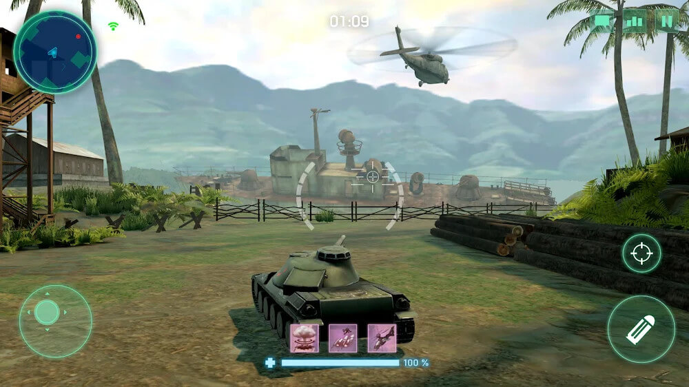 War Machines：Tanks Battle Game स्क्रीनशॉट 0