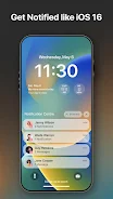 ios 16 lock screen 2023 Ekran Görüntüsü 1