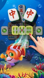 Mahjong Fish Solitaire Match Скриншот 1