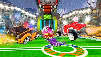 Rocket Car Soccer Ball Games Скриншот 3