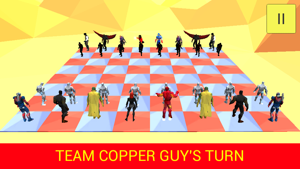 3d Super Hero Chess Ekran Görüntüsü 0